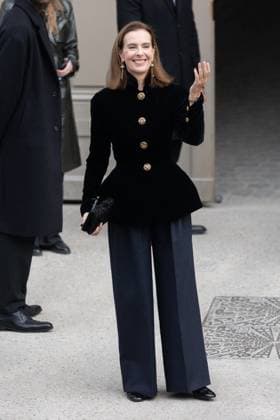 PFW - Chanel PAP - Arrivals NB Carole Bouquet attends Chanel Womenswear Fall Winter 2025-2026 show as part of Paris Fashion Week on March 11, 2025 in Paris, France. Photo by Nasser Berzane ABACAPRESS.COM Paris France  Copyright: xBerzanexNasser ABACAx