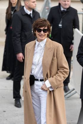PFW - Chanel PAP - Arrivals NB Ines de La Fressange attends Chanel Womenswear Fall Winter 2025-2026 show as part of Paris Fashion Week on March 11, 2025 in Paris, France. Photo by Nasser Berzane ABACAPRESS.COM Paris France  Copyright: xBerzanexNasser ABACAx