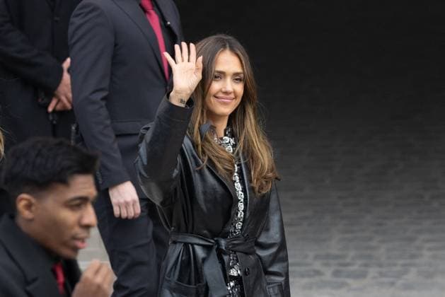 PFW - Chanel PAP - Arrivals NB Jessica Alba attends Chanel Womenswear Fall Winter 2025-2026 show as part of Paris Fashion Week on March 11, 2025 in Paris, France. Photo by Nasser Berzane ABACAPRESS.COM Paris France  Copyright: xBerzanexNasser ABACAx