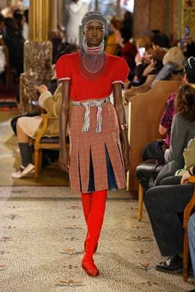 Kiko Kostadinov ready to wear fall winter 2025-2026, Paris, 11 March 2025 Kiko Kostadinov ready to wear fall winter 2025-2026 runway show at Paris fashion week on 11 March 2025, Credit:xxx Avalon Paris, France  Copyright: xxxxx xAvalonx 0974688566