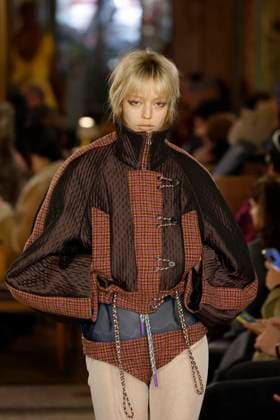 Kiko Kostadinov ready to wear fall winter 2025-2026, Paris, 11 March 2025 Kiko Kostadinov ready to wear fall winter 2025-2026 runway show at Paris fashion week on 11 March 2025, Credit:xxx Avalon Paris, France  Copyright: xxxxx xAvalonx 0974688712