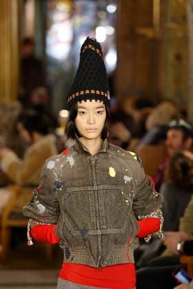 Kiko Kostadinov ready to wear fall winter 2025-2026, Paris, 11 March 2025 Kiko Kostadinov ready to wear fall winter 2025-2026 runway show at Paris fashion week on 11 March 2025, Credit:xxx Avalon Paris, France  Copyright: xxxxx xAvalonx 0974688723
