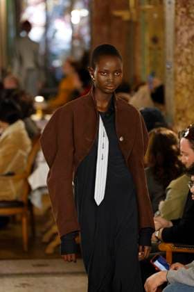 Kiko Kostadinov ready to wear fall winter 2025-2026, Paris, 11 March 2025 Kiko Kostadinov ready to wear fall winter 2025-2026 runway show at Paris fashion week on 11 March 2025, Credit:xxx Avalon Paris, France  Copyright: xxxxx xAvalonx 0974688848