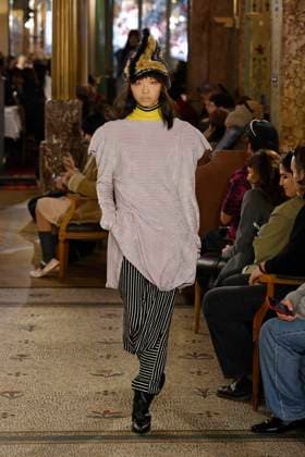 Kiko Kostadinov ready to wear fall winter 2025-2026, Paris, 11 March 2025 Kiko Kostadinov ready to wear fall winter 2025-2026 runway show at Paris fashion week on 11 March 2025, Credit:xxx Avalon Paris, France  Copyright: xxxxx xAvalonx 0974689108