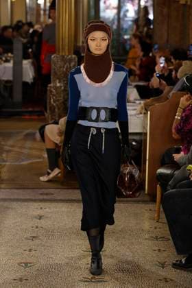 Kiko Kostadinov ready to wear fall winter 2025-2026, Paris, 11 March 2025 Kiko Kostadinov ready to wear fall winter 2025-2026 runway show at Paris fashion week on 11 March 2025, Credit:xxx Avalon Paris, France  Copyright: xxxxx xAvalonx 0974689240