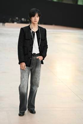 Paris Fashion Week People at Chanel show, Arrival of celebrities at Grand Palais for Chanel Show 441654 2025 03 11 Paris France Yibo, Wang  Copyright: xSergexArnalx xStarfacex STAR_441654_089
