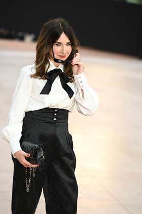 Paris Fashion Week People au defile Chanel, Arrival of celebrities at Grand Palais for Chanel Show 441654 2025 03 11 Paris France Zylberstein, Elsa  Copyright: xSergexArnalx xStarfacex STAR_441654_094