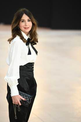 Paris Fashion Week People au defile Chanel, Arrival of celebrities at Grand Palais for Chanel Show 441654 2025 03 11 Paris France Zylberstein, Elsa  Copyright: xSergexArnalx xStarfacex STAR_441654_099
