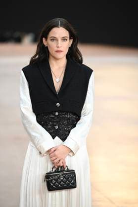 Paris Fashion Week People au defile Chanel, Arrival of celebrities at Grand Palais for Chanel Show 441654 2025 03 11 Paris France Keough Presley, Riley  Copyright: xSergexArnalx xStarfacex STAR_441654_102