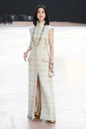 Paris Fashion Week People au defile Chanel, Arrival of celebrities at Grand Palais for Chanel Show 441654 2025 03 11 Paris France  Copyright: xSergexArnalx xStarfacex STAR_441654_124