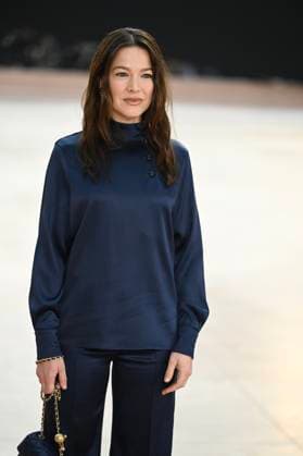 Paris Fashion Week People au defile Chanel, Arrival of celebrities at Grand Palais for Chanel Show 441654 2025 03 11 Paris France Herzsprung, Hannah  Copyright: xSergexArnalx xStarfacex STAR_441654_129