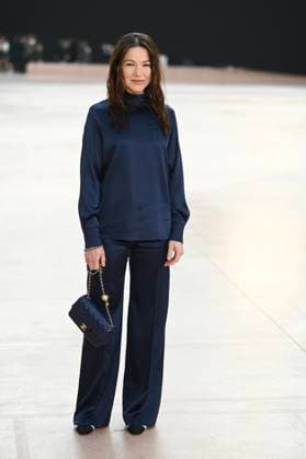 Paris Fashion Week People au defile Chanel, Arrival of celebrities at Grand Palais for Chanel Show 441654 2025 03 11 Paris France Herzsprung, Hannah  Copyright: xSergexArnalx xStarfacex STAR_441654_130