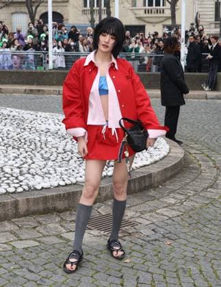 Arrivals at the Miu Miu Womenswear Ready To Wear Fall Winter 2025 2026 show during Paris Fashion Week PFW at the Conseil économique et social Palais de Iéna Minnie at the arrivals at the Miu Miu Womenswear Ready To Wear Fall Winter 2025 2026 show during Paris Fashion Week PFW at the Conseil économique et social Palais de Iéna, in Paris, France, March 11, 2025 Denis Guignebourg Bestimage Celebs arrive at the Miu Miu Womenswear Ready To Wear Fall Winter 2025 2026 show during Paris Fashion Week PFW at the Conseil économique et social Palais de Iéna, in Paris, France, March 11, 2025 Paris France  Copyright: xClovis-Guignebourg BestimagexClovis-Guignebourg Bestimagex