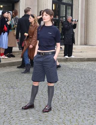 Arrivals at the Miu Miu Womenswear Ready To Wear Fall Winter 2025 2026 show during Paris Fashion Week PFW at the Conseil économique et social Palais de Iéna Emma Mackey at the arrivals at the Miu Miu Womenswear Ready To Wear Fall Winter 2025 2026 show during Paris Fashion Week PFW at the Conseil économique et social Palais de Iéna, in Paris, France, March 11, 2025 Denis Guignebourg Bestimage Celebs arrive at the Miu Miu Womenswear Ready To Wear Fall Winter 2025 2026 show during Paris Fashion Week PFW at the Conseil économique et social Palais de Iéna, in Paris, France, March 11, 2025 Paris France  Copyright: xClovis-Guignebourg BestimagexClovis-Guignebourg Bestimagex