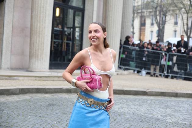 Arrivals at the Miu Miu Womenswear Ready To Wear Fall Winter 2025 2026 show during Paris Fashion Week PFW at the Conseil économique et social Palais de Iéna Carla Ginola at the arrivals at the Miu Miu Womenswear Ready To Wear Fall Winter 2025 2026 show during Paris Fashion Week PFW at the Conseil économique et social Palais de Iéna, in Paris, France, March 11, 2025 Denis Guignebourg Bestimage Celebs arrive at the Miu Miu Womenswear Ready To Wear Fall Winter 2025 2026 show during Paris Fashion Week PFW at the Conseil économique et social Palais de Iéna, in Paris, France, March 11, 2025 Paris France  Copyright: xClovis-Guignebourg BestimagexClovis-Guignebourg Bestimagex