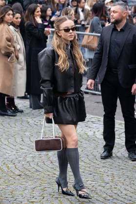 PFW - Miu Miu PAP - Arrivals NB Sydney Sweeney attends Miu Miu Womenswear Fall Winter 2025-2026 show as part of Paris Fashion Week on March 11, 2025 in Paris, France. Photo by Nasser Berzane ABACAPRESS.COM Paris France  Copyright: xBerzanexNasser ABACAx