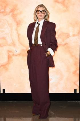 PFW Yves Saint Laurent Photocall Rosie Huntington-Whiteley attending the Yves Saint Laurent Womenswear Fall Winter 2025-2026 show as part of Paris Fashion Week in Paris, France on March 11, 2025. Photo by Aurore Marechal ABACAPRESS.COM Paris France  Copyright: xMarechalxAurore ABACAx