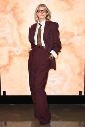PFW Yves Saint Laurent Photocall Rosie Huntington-Whiteley attending the Yves Saint Laurent Womenswear Fall Winter 2025-2026 show as part of Paris Fashion Week in Paris, France on March 11, 2025. Photo by Aurore Marechal ABACAPRESS.COM Paris France  Copyright: xMarechalxAurore ABACAx