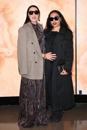 PFW Yves Saint Laurent Photocall Rossy De Palma and her daughter Luna Garcia attending the Yves Saint Laurent Womenswear Fall Winter 2025-2026 show as part of Paris Fashion Week in Paris, France on March 11, 2025. Photo by Aurore Marechal ABACAPRESS.COM Paris France  Copyright: xMarechalxAurore ABACAx