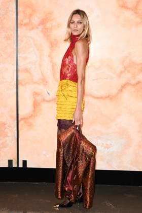 PFW Yves Saint Laurent Photocall Anja Rubik attending the Yves Saint Laurent Womenswear Fall Winter 2025-2026 show as part of Paris Fashion Week in Paris, France on March 11, 2025. Photo by Aurore Marechal ABACAPRESS.COM Paris France  Copyright: xMarechalxAurore ABACAx