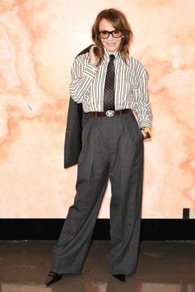 PFW Yves Saint Laurent Photocall Philippine Leroy-Beaulieu attending the Yves Saint Laurent Womenswear Fall Winter 2025-2026 show as part of Paris Fashion Week in Paris, France on March 11, 2025. Photo by Aurore Marechal ABACAPRESS.COM Paris France  Copyright: xMarechalxAurore ABACAx