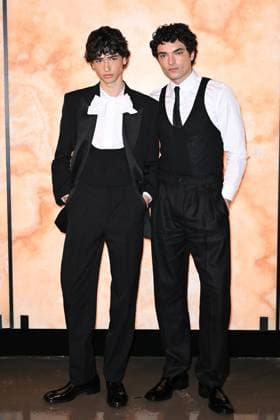 PFW Yves Saint Laurent Photocall Hugo Dacquet and Antoine Waldner attending the Yves Saint Laurent Womenswear Fall Winter 2025-2026 show as part of Paris Fashion Week in Paris, France on March 11, 2025. Photo by Aurore Marechal ABACAPRESS.COM Paris France  Copyright: xMarechalxAurore ABACAx