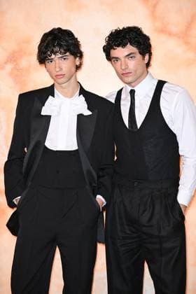 PFW Yves Saint Laurent Photocall Hugo Dacquet and Antoine Waldner attending the Yves Saint Laurent Womenswear Fall Winter 2025-2026 show as part of Paris Fashion Week in Paris, France on March 11, 2025. Photo by Aurore Marechal ABACAPRESS.COM Paris France  Copyright: xMarechalxAurore ABACAx