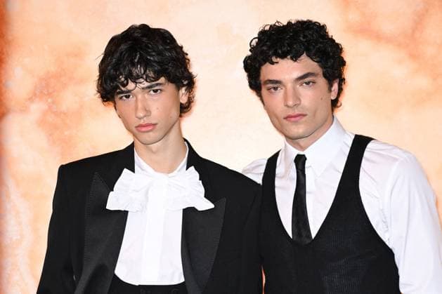 PFW Yves Saint Laurent Photocall Hugo Dacquet and Antoine Waldner attending the Yves Saint Laurent Womenswear Fall Winter 2025-2026 show as part of Paris Fashion Week in Paris, France on March 11, 2025. Photo by Aurore Marechal ABACAPRESS.COM Paris France  Copyright: xMarechalxAurore ABACAx