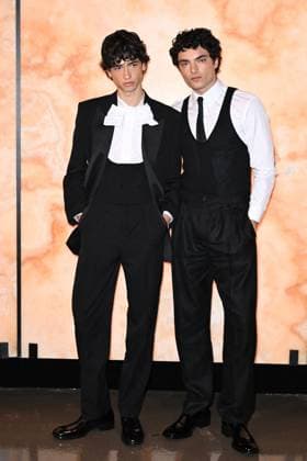 PFW Yves Saint Laurent Photocall Hugo Dacquet and Antoine Waldner attending the Yves Saint Laurent Womenswear Fall Winter 2025-2026 show as part of Paris Fashion Week in Paris, France on March 11, 2025. Photo by Aurore Marechal ABACAPRESS.COM Paris France  Copyright: xMarechalxAurore ABACAx