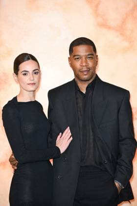 PFW Yves Saint Laurent Photocall Lola Abecassis Sartore and Kid Cudi attending the Yves Saint Laurent Womenswear Fall Winter 2025-2026 show as part of Paris Fashion Week in Paris, France on March 11, 2025. Photo by Aurore Marechal ABACAPRESS.COM Paris France  Copyright: xMarechalxAurore ABACAx