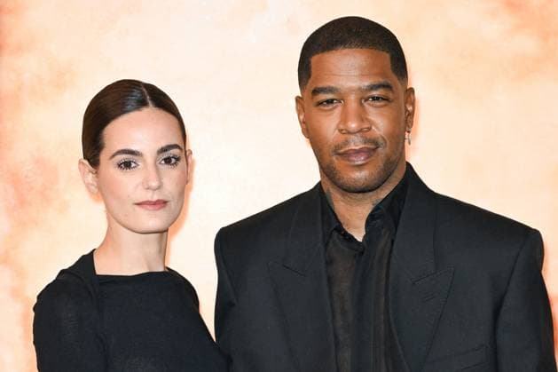 PFW Yves Saint Laurent Photocall Lola Abecassis Sartore and Kid Cudi attending the Yves Saint Laurent Womenswear Fall Winter 2025-2026 show as part of Paris Fashion Week in Paris, France on March 11, 2025. Photo by Aurore Marechal ABACAPRESS.COM Paris France  Copyright: xMarechalxAurore ABACAx