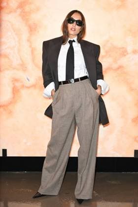 PFW Yves Saint Laurent Photocall Gray Sorrenti attending the Yves Saint Laurent Womenswear Fall Winter 2025-2026 show as part of Paris Fashion Week in Paris, France on March 11, 2025. Photo by Aurore Marechal ABACAPRESS.COM Paris France  Copyright: xMarechalxAurore ABACAx