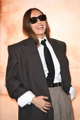 PFW Yves Saint Laurent Photocall Gray Sorrenti attending the Yves Saint Laurent Womenswear Fall Winter 2025-2026 show as part of Paris Fashion Week in Paris, France on March 11, 2025. Photo by Aurore Marechal ABACAPRESS.COM Paris France  Copyright: xMarechalxAurore ABACAx