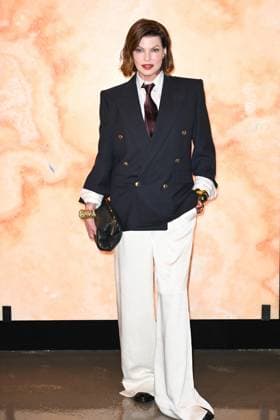 PFW Yves Saint Laurent Photocall Linda Evangelista attending the Yves Saint Laurent Womenswear Fall Winter 2025-2026 show as part of Paris Fashion Week in Paris, France on March 11, 2025. Photo by Aurore Marechal ABACAPRESS.COM Paris France  Copyright: xMarechalxAurore ABACAx