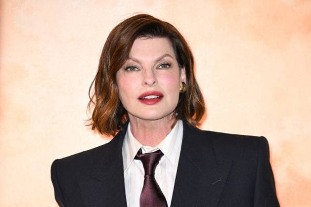 PFW Yves Saint Laurent Photocall Linda Evangelista attending the Yves Saint Laurent Womenswear Fall Winter 2025-2026 show as part of Paris Fashion Week in Paris, France on March 11, 2025. Photo by Aurore Marechal ABACAPRESS.COM Paris France  Copyright: xMarechalxAurore ABACAx