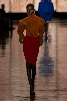 SAINT LAURENT Autumn-Winter 2025 runway during Paris Fashion Week on March 2025 - Paris, France 11 03 2025 SAINT LAURENT Autumn-Winter 2025 runway during Paris Fashion Week on March 2025 - Paris, France 11 03 2025, Credit:Ik Aldama Avalon Frankreich, Paris  Copyright: xIkxAldamax xAvalonx 0974818794