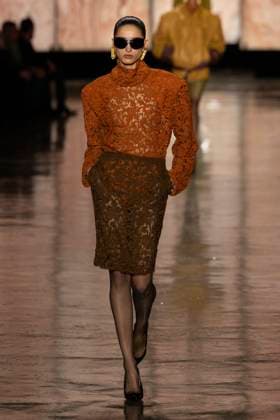 SAINT LAURENT Autumn-Winter 2025 runway during Paris Fashion Week on March 2025 - Paris, France 11 03 2025 SAINT LAURENT Autumn-Winter 2025 runway during Paris Fashion Week on March 2025 - Paris, France 11 03 2025, Credit:Ik Aldama Avalon Frankreich, Paris  Copyright: xIkxAldamax xAvalonx 0974819270
