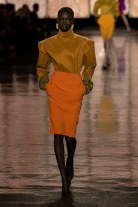 SAINT LAURENT Autumn-Winter 2025 runway during Paris Fashion Week on March 2025 - Paris, France 11 03 2025 SAINT LAURENT Autumn-Winter 2025 runway during Paris Fashion Week on March 2025 - Paris, France 11 03 2025, Credit:Ik Aldama Avalon Frankreich, Paris  Copyright: xIkxAldamax xAvalonx 0974819314