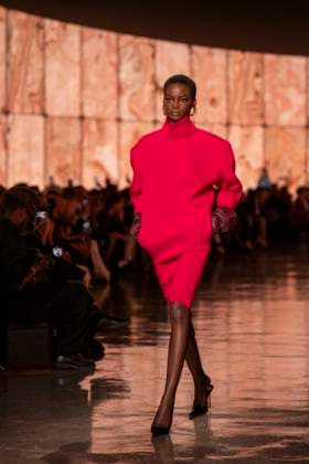 PFW - Saint Laurent Runway Models present creations by Saint Laurent for the Womenswear Ready-to-wear Fall-Winter 2025 2026 collection as part of the Paris Fashion Week, in Paris on March 11, 2025.Photo by Eliot Blondet ABACAPRESS.COM Paris France  Copyright: xBlondetxEliot ABACAx