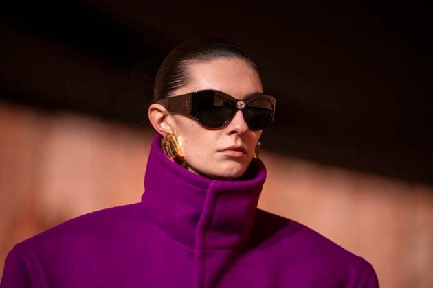 PFW - Saint Laurent Runway Models present creations by Saint Laurent for the Womenswear Ready-to-wear Fall-Winter 2025 2026 collection as part of the Paris Fashion Week, in Paris on March 11, 2025.Photo by Eliot Blondet ABACAPRESS.COM Paris France  Copyright: xBlondetxEliot ABACAx