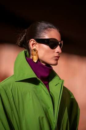 PFW - Saint Laurent Runway Models present creations by Saint Laurent for the Womenswear Ready-to-wear Fall-Winter 2025 2026 collection as part of the Paris Fashion Week, in Paris on March 11, 2025.Photo by Eliot Blondet ABACAPRESS.COM Paris France  Copyright: xBlondetxEliot ABACAx