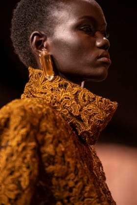 PFW - Saint Laurent Runway Models present creations by Saint Laurent for the Womenswear Ready-to-wear Fall-Winter 2025 2026 collection as part of the Paris Fashion Week, in Paris on March 11, 2025.Photo by Eliot Blondet ABACAPRESS.COM Paris France  Copyright: xBlondetxEliot ABACAx