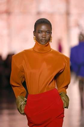 Saint Laurent ready to wear fall winter 2025-2026, Paris, 11 March 2025 Saint Laurent ready to wear fall winter 2025-2026 runway show at Paris fashion week on 11 March 2025., Credit:xxx Avalon Paris, France  Copyright: xxxxx xAvalonx 0974870323