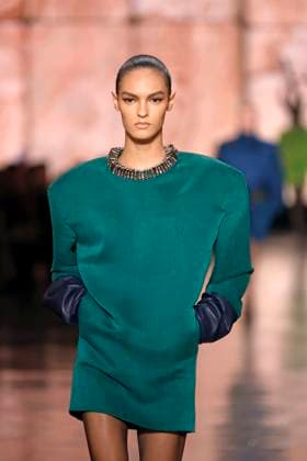 Saint Laurent ready to wear fall winter 2025-2026, Paris, 11 March 2025 Saint Laurent ready to wear fall winter 2025-2026 runway show at Paris fashion week on 11 March 2025., Credit:xxx Avalon Paris, France  Copyright: xxxxx xAvalonx 0974871688