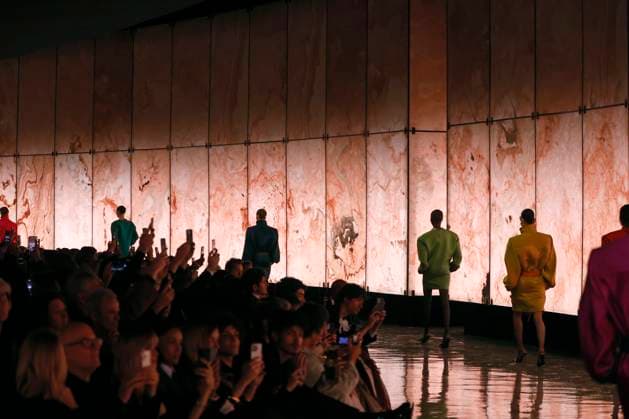 Saint Laurent ready to wear fall winter 2025-2026, Paris, 11 March 2025 Saint Laurent ready to wear fall winter 2025-2026 runway show at Paris fashion week on 11 March 2025., Credit:xxx Avalon Paris, France  Copyright: xxxxx xAvalonx 0974872419