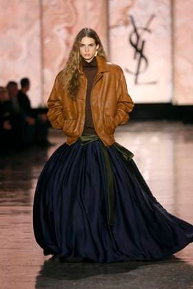 Saint Laurent ready to wear fall winter 2025-2026, Paris, 11 March 2025 Saint Laurent ready to wear fall winter 2025-2026 runway show at Paris fashion week on 11 March 2025., Credit:xxx Avalon Paris, France  Copyright: xxxxx xAvalonx 0974872454