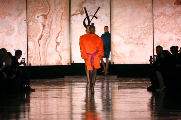 Saint Laurent ready to wear fall winter 2025-2026, Paris, 11 March 2025 Saint Laurent ready to wear fall winter 2025-2026 runway show at Paris fashion week on 11 March 2025., Credit:xxx Avalon Paris, France  Copyright: xxxxx xAvalonx 0974872710