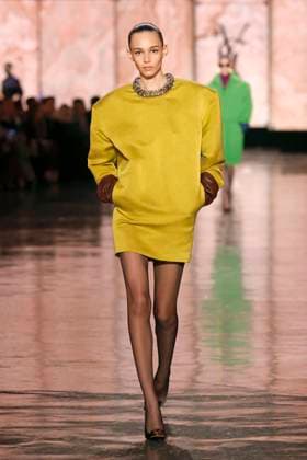Saint Laurent ready to wear fall winter 2025-2026, Paris, 11 March 2025 Saint Laurent ready to wear fall winter 2025-2026 runway show at Paris fashion week on 11 March 2025., Credit:xxx Avalon Paris, France  Copyright: xxxxx xAvalonx 0974873347