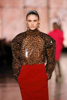 Saint Laurent ready to wear fall winter 2025-2026, Paris, 11 March 2025 Saint Laurent ready to wear fall winter 2025-2026 runway show at Paris fashion week on 11 March 2025., Credit:xxx Avalon Paris, France  Copyright: xxxxx xAvalonx 0974873792