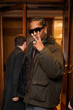 Celebrities arrive at Miu Mius after party at the Gigi club in Paris during Fashion Week PFW ASAP Rocky at Miu Mius after party at the Gigi club in Paris during Fashion Week PFW on 11 March 2025 Perusseau Da Silva Bestimage Miu Mius after party at the Gigi club in Paris during Fashion Week PFW on 11 March 2025 Paris France  Copyright: xTizianoxDaxSilvax-xPierrexPerusseaux xBestimagexTizianoxDaxSilvax-xPierrexPerusseaux xBestimagex